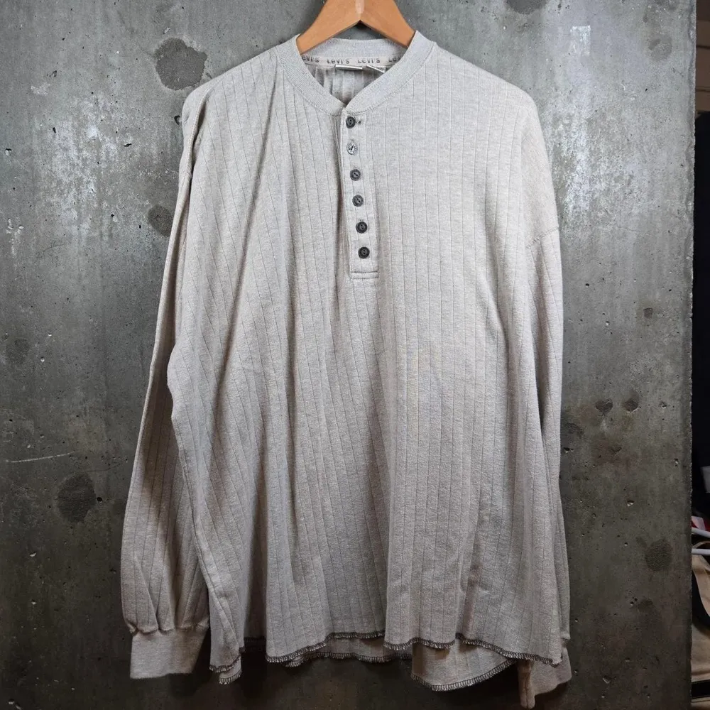 90s Levi’s Beige Ribbed Knit by Levi’s, photographed by Sniffing Dog Vintage