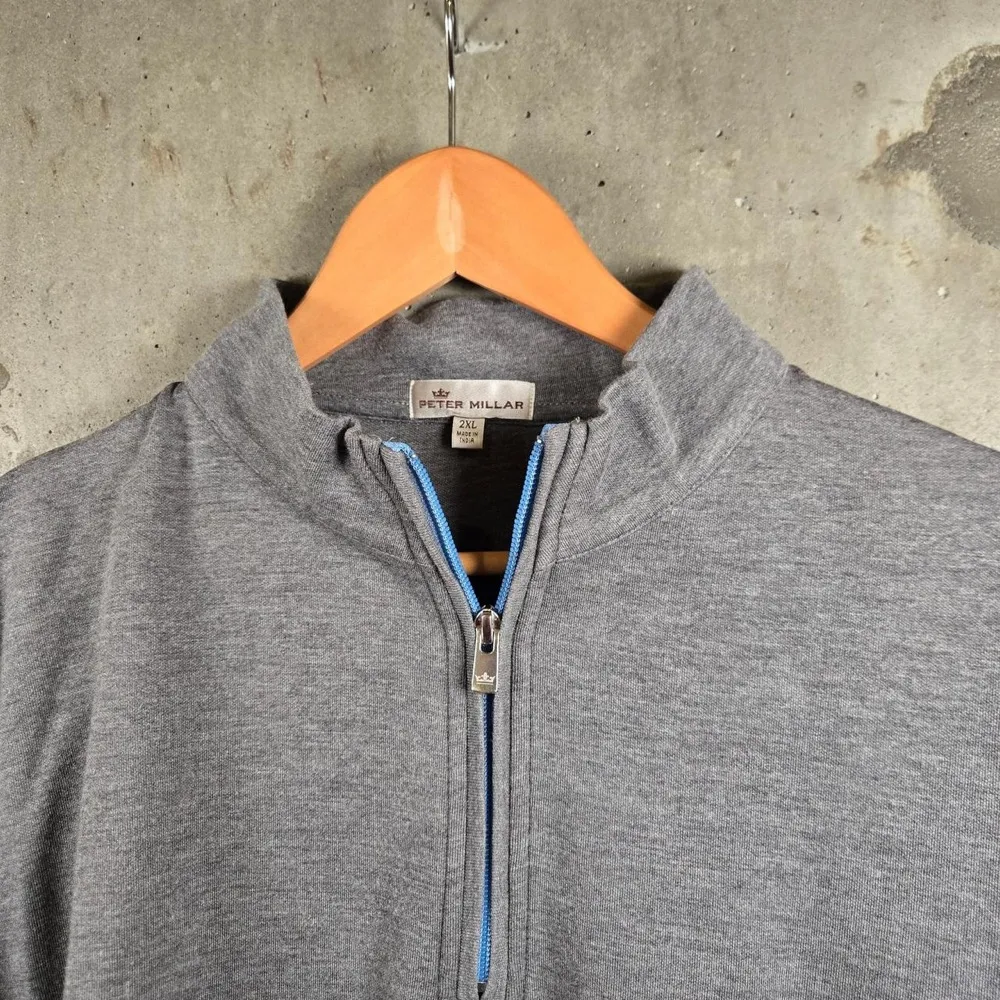 Peter Millar Grey Quarter-Zip by Peter Millar, photographed by Sniffing Dog Vintage